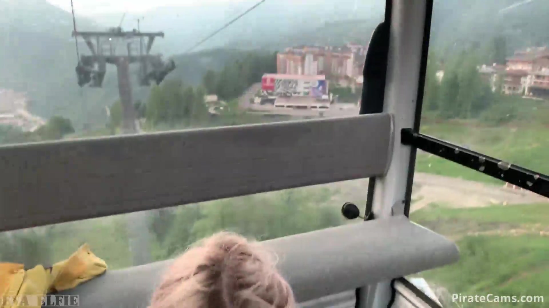 Eva Elfie Teen Swallows Loads Of Cum On A Cable Car Public Blowjob